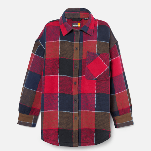 Women's Heavy Flannel Long Overshirt