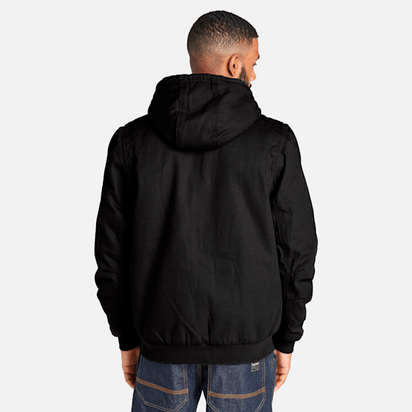 Men's Timberland PRO? Gritman Fleece-Lined Hooded Canvas Jacket