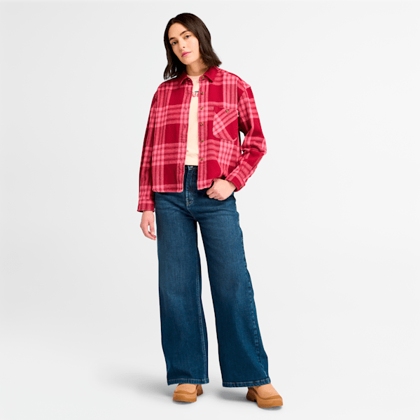 Women's Midweight Flannel Pocket Shirt