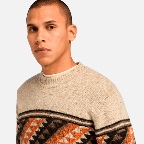 Men's Farisle Crew Neck Sweater