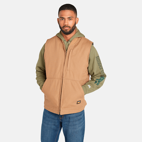 Men's Timberland PRO? Gritman Fleece-Lined Canvas Vest