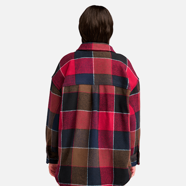 Women's Heavy Flannel Long Overshirt