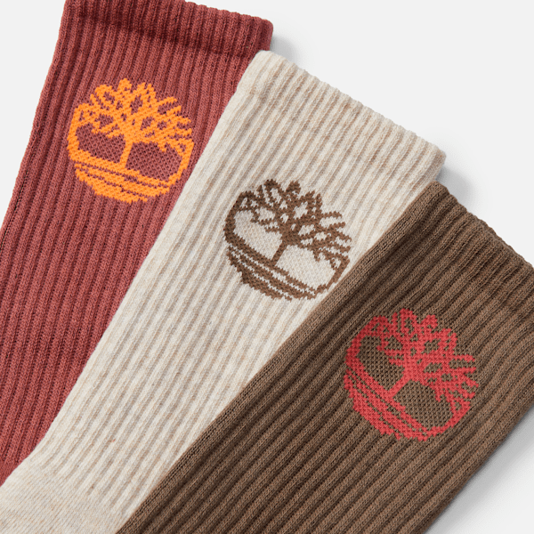 3-Pack Bowden?Crew Sock With Tree Logo