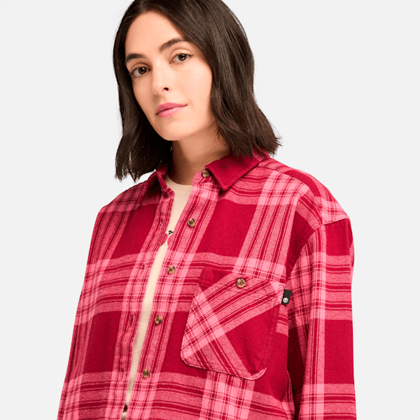 Women's Midweight Flannel Pocket Shirt