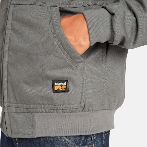 Men's Timberland PRO? Gritman Fleece-Lined Hooded Canvas Jacket
