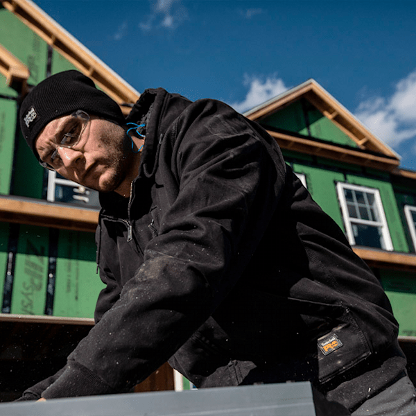 Men's Timberland PRO? Gritman Fleece-Lined Hooded Canvas Jacket