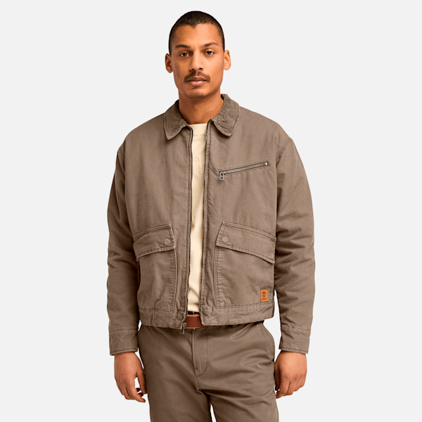 Men's Strafford Washed Canvas Insulated Jacket