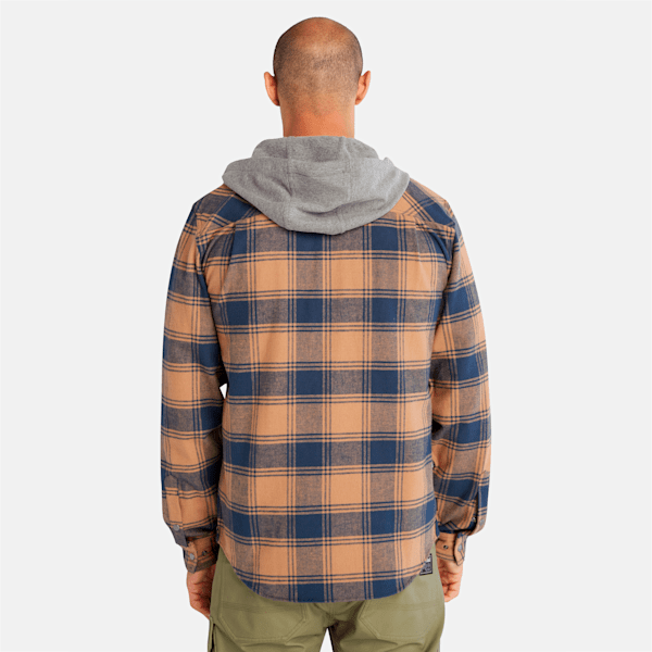 Men's Timberland PRO? Woodfort Midweight Flannel Sweatshirt Hoodie