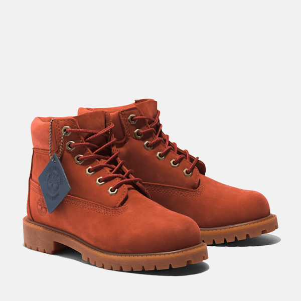 Junior Timberland? Premium 6-Inch Lace-Up Waterproof Boot