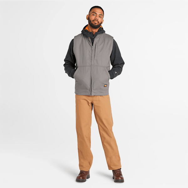 Men's Timberland PRO? Gritman Fleece-Lined Canvas Vest