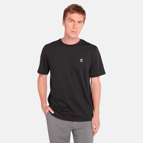 Short Sleeve Woven Badge T-Shirt