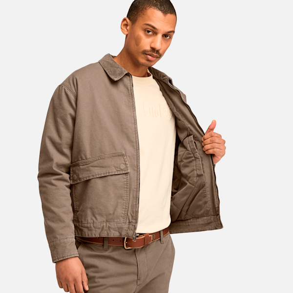 Men's Strafford Washed Canvas Insulated Jacket