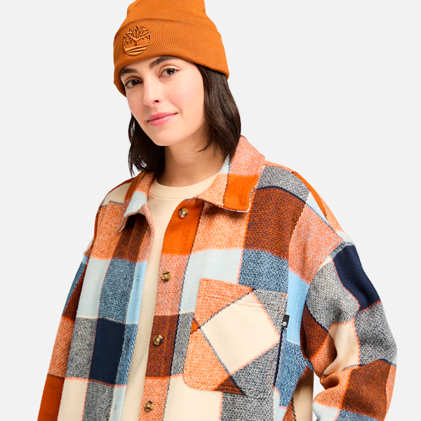 Women's Heavy Flannel Long Overshirt