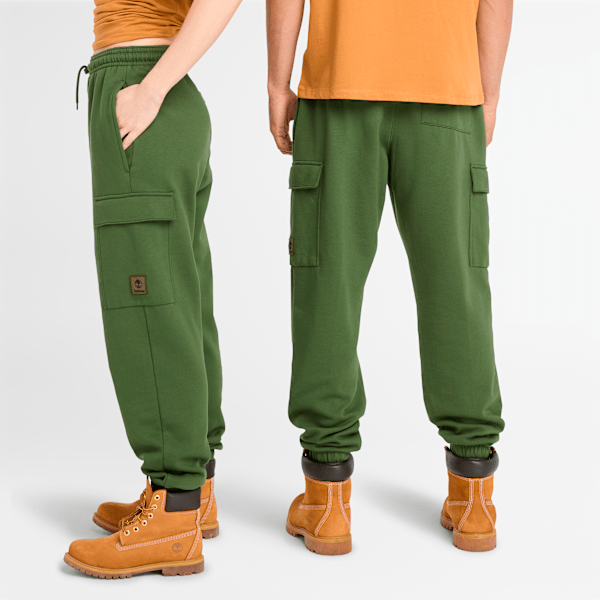 Woven Badge Cargo Sweatpant