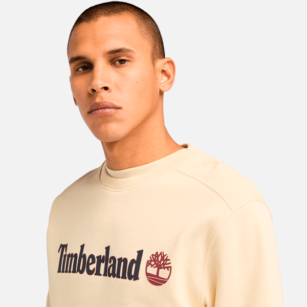 Men's Kennebec River Linear Logo Crew Neck Sweatshirt