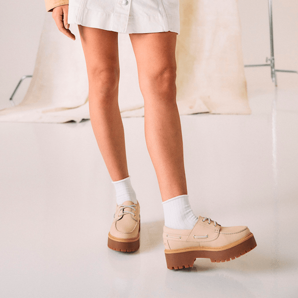 Women’s Stone Street Platform Boat Shoe