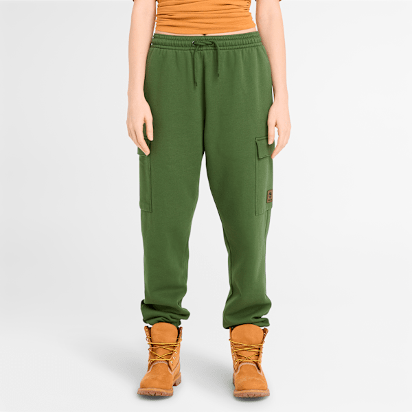 Woven Badge Cargo Sweatpant