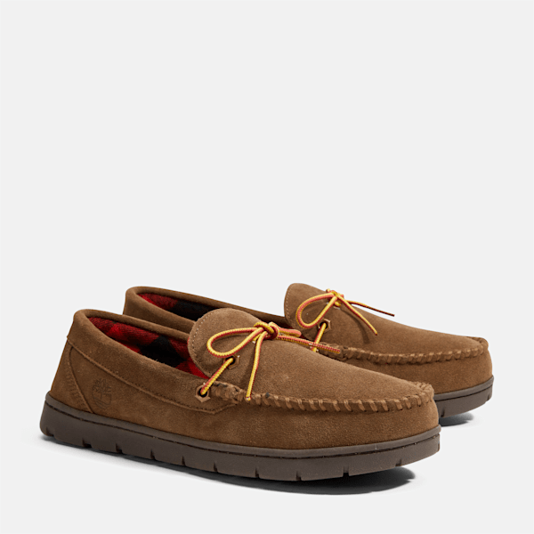Men's Stony Ledge Flannel-Lined Moc Slipper