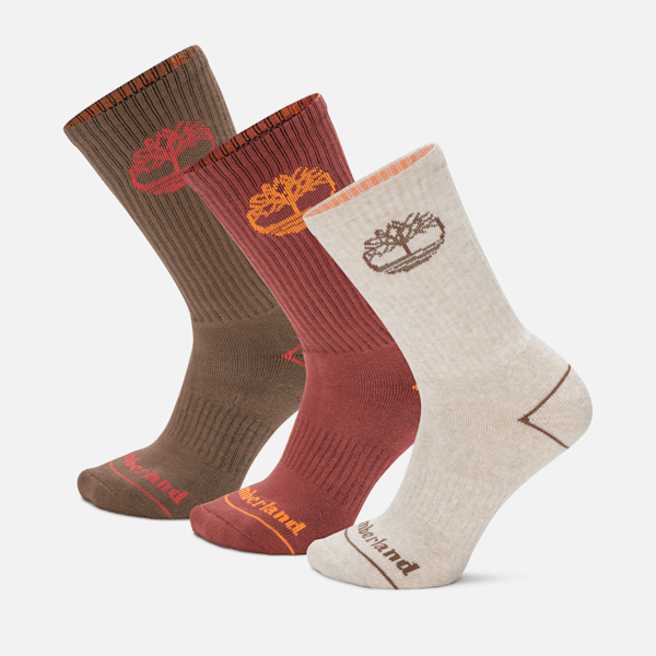 3-Pack Bowden?Crew Sock With Tree Logo