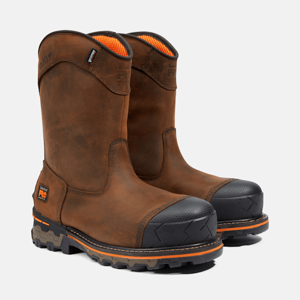 Men's Boondock CSA Pull-On Composite Toe Waterproof Insulated Work Boots