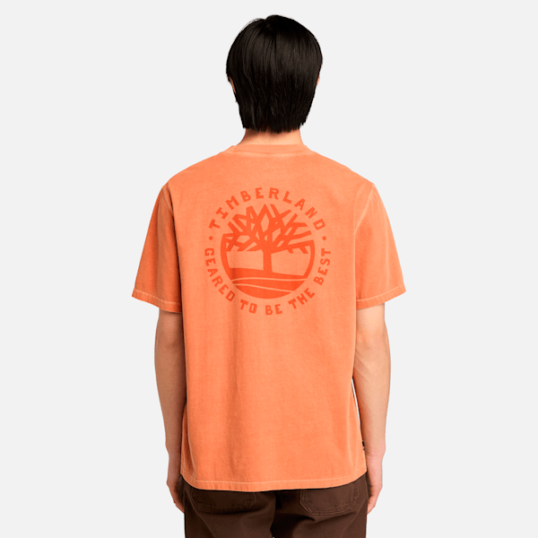 Men's Merrymack River Garment Dye Back Graphic T-Shirt