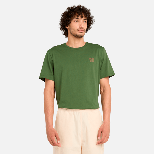 Short Sleeve Woven Badge T-Shirt