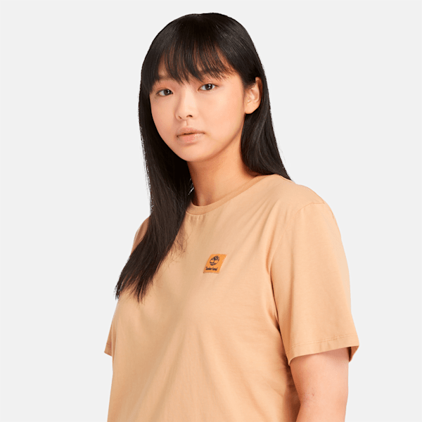 Short Sleeve Woven Badge T-Shirt