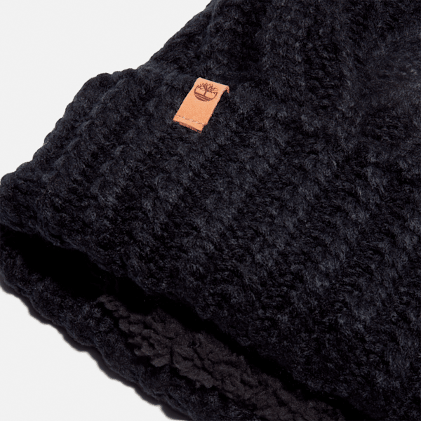 Women's Autumn Woods Cable Beanie with Pom