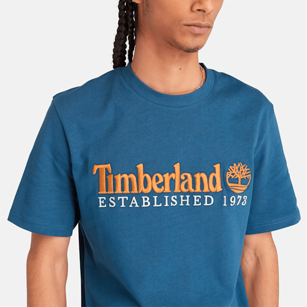 Men's Short Sleeve Embroidery Logo T-Shirt