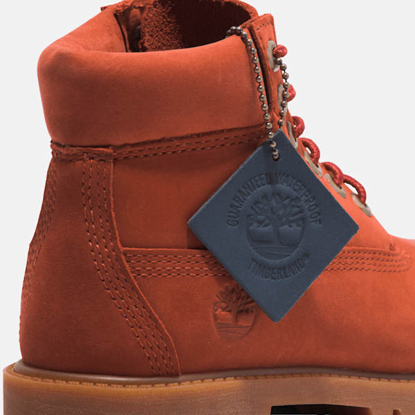 Junior Timberland? Premium 6-Inch Lace-Up Waterproof Boot