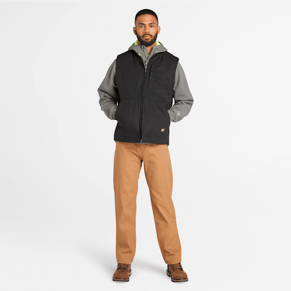 Men's Timberland PRO? Gritman Fleece-Lined Canvas Vest