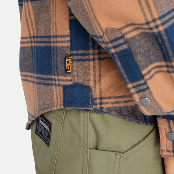 Men's Timberland PRO? Woodfort Midweight Flannel Sweatshirt Hoodie