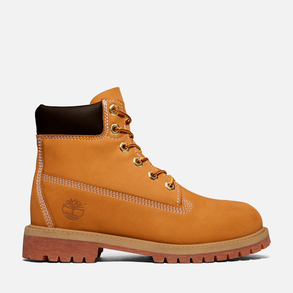 Junior Timberland? Premium 6-Inch Lace-Up Waterproof Boot