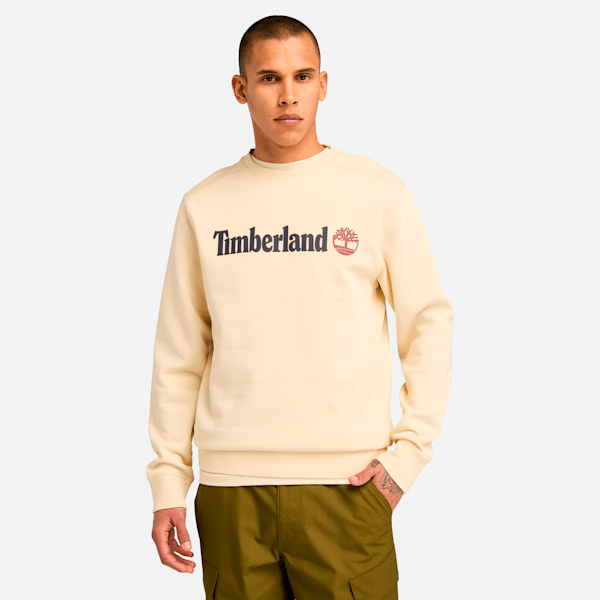 Men's Kennebec River Linear Logo Crew Neck Sweatshirt