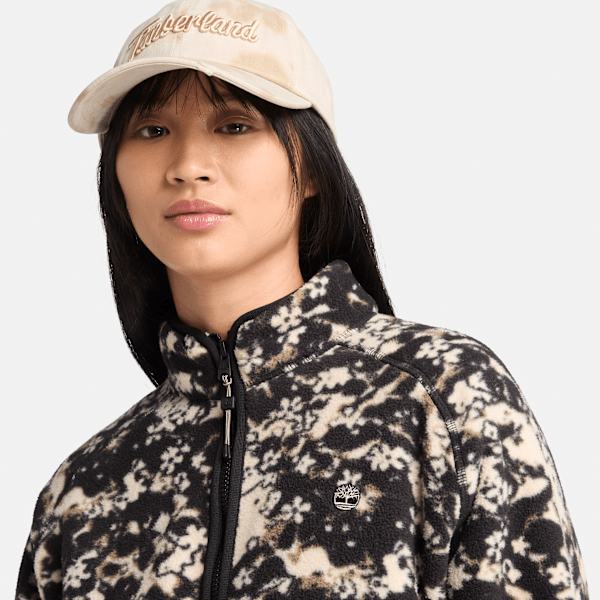 Women's Printed Full-Zip High Pile Fleece Jacket
