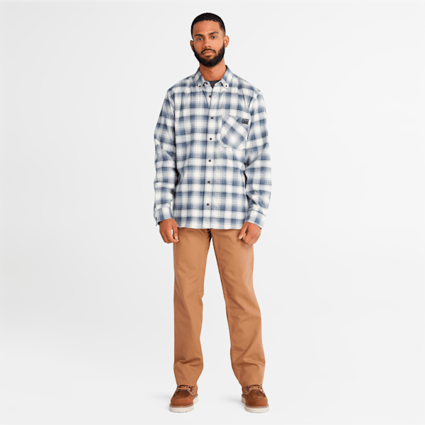 Men's Timberland PRO? Woodfort Lightweight Flannel Flex Shirt