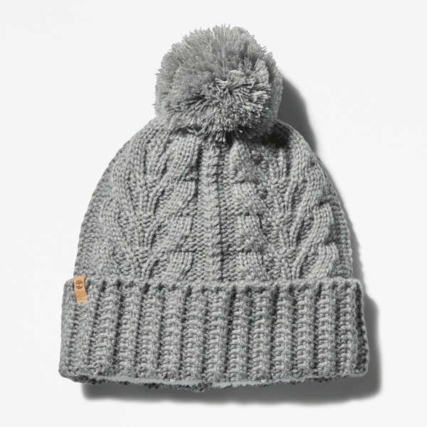 Women's Autumn Woods Cable Beanie with Pom