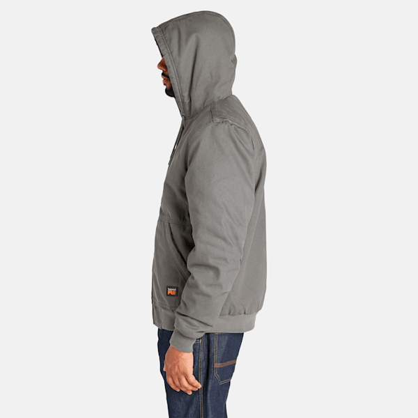 Men's Timberland PRO? Gritman Fleece-Lined Hooded Canvas Jacket