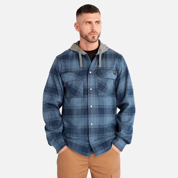 Men's Timberland PRO? Woodfort Midweight Flannel Sweatshirt Hoodie