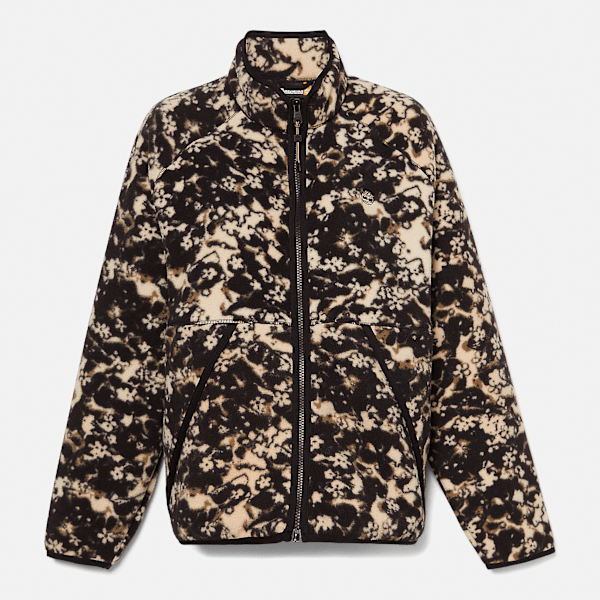 Women's Printed Full-Zip High Pile Fleece Jacket