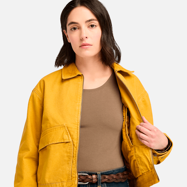 Women's Strafford Quilted Washed Canvas Jacket