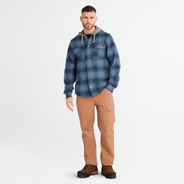 Men's Timberland PRO? Woodfort Midweight Flannel Sweatshirt Hoodie