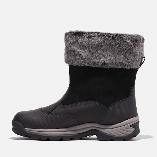 Women's White Ledge Mid Pull On Waterproof Snow Boot
