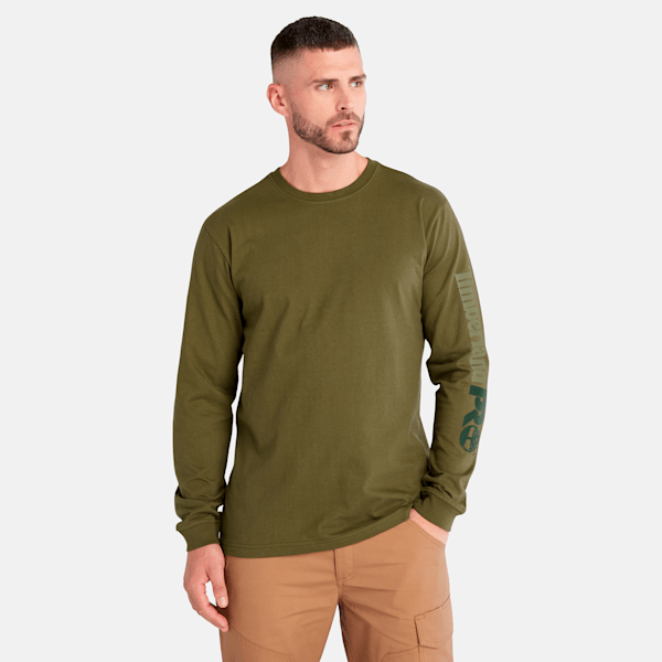Men's Timberland PRO? Core Logo Long-Sleeve T-Shirt