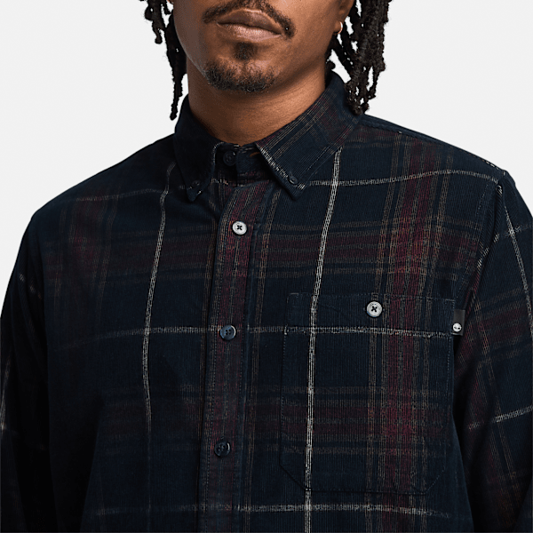 Men's Corduroy Check Shirt