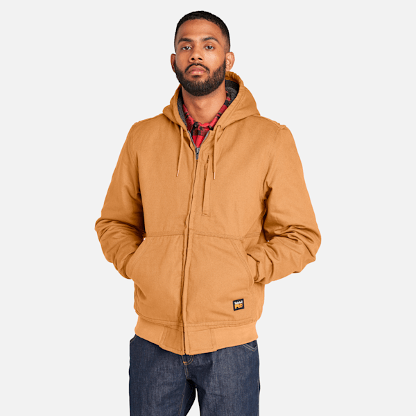 Men's Timberland PRO? Gritman Fleece-Lined Hooded Canvas Jacket