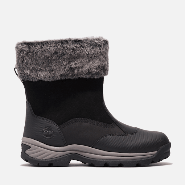 Women's White Ledge Mid Pull On Waterproof Snow Boot