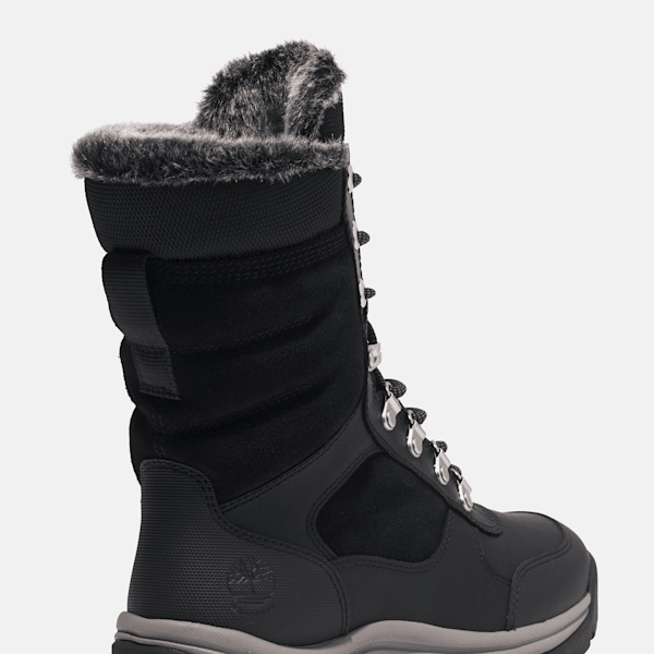 Women's White Ledge Tall Lace-Up Waterproof Snow Boot