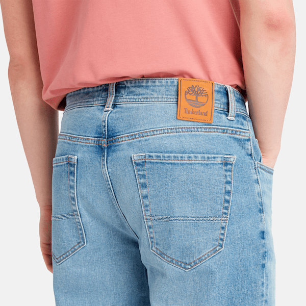 Men's Stretch Core Indigo Denim Straight Fit Pant