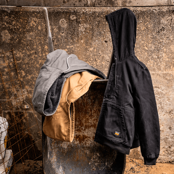 Men's Timberland PRO? Gritman Fleece-Lined Hooded Canvas Jacket